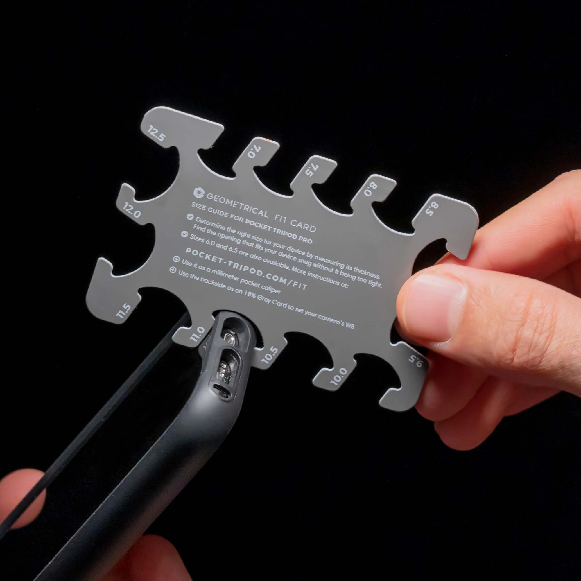 Fit Card / Pocket Grey Card 18% - Image 3